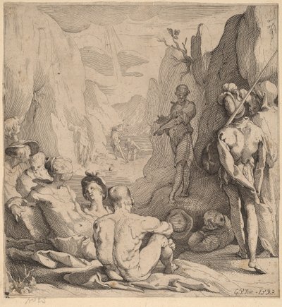 John the Baptist, Preaching by Gerrit Pietersz Sweelinck