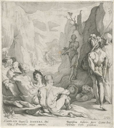 Preaching of John the Baptist by Gerrit Pietersz. Sweelink