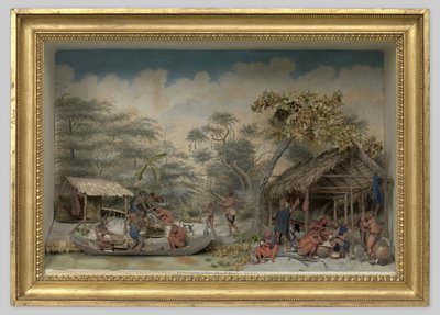 Diorama of a Carib Camp by Gerrit Schouten