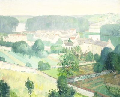 The Village of Sannois by Gerrit van Blaaderen