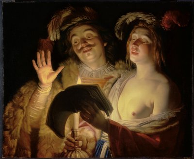 The Duet by Gerrit van Honthorst