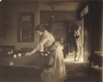The Billiard Game, c.1907 by Gertrude Käsebier