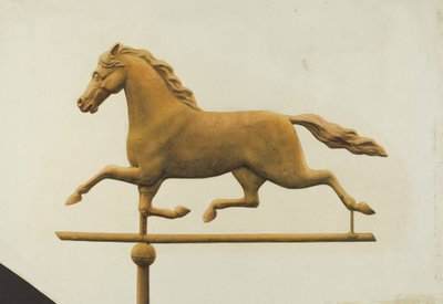 Running Horse Weather Vane, c. 1940 by Gertrude Koch