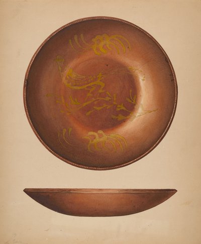 Plate by Giacinto Capelli