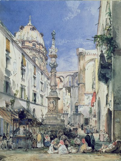 Piazzetta Riario Sforza by Giacinto Gigante