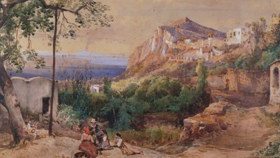 View of Capri by Giacinto Gigante