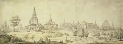 View of Kolomenskoye, 1795 by Giacomo Antonio Domenico Quarenghi
