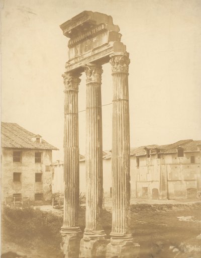 Roman Ruins by Giacomo Caneva.