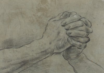 Clasped Hands by Giacomo Cavedone