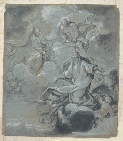 Apotheosis of a Female Saint by Giacomo Farelli