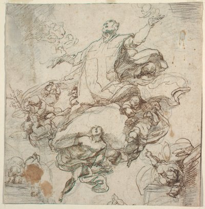 Glorification of St. Filippo Neri by Giacomo Farelli