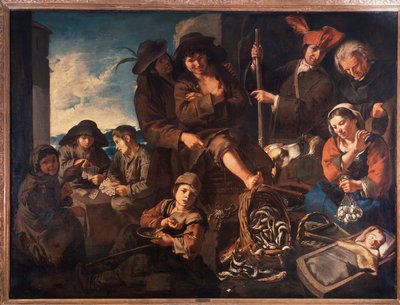 The Fish Merchants by Giacomo Francesco Cipper