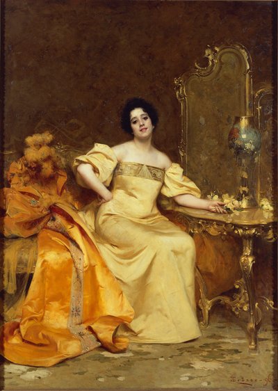 Actress Virginia Reiter by Giacomo Grosso
