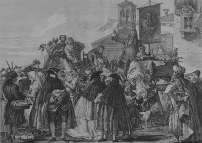 The Quack Dentist, 1765 by Giacomo Leonardis