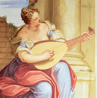 Music (detail) by Giambattista 1526 78 Zelotti