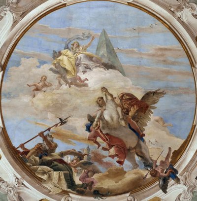 Bellerophon on Pegasus, ca 1746 by Giambattista Tiepolo