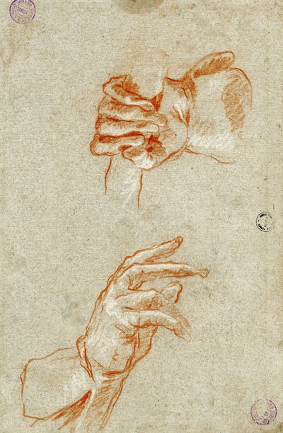 Study of Hands by Giambattista Tiepolo