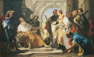 The Patron Saints of the Crotta Family by Giambattista Tiepolo
