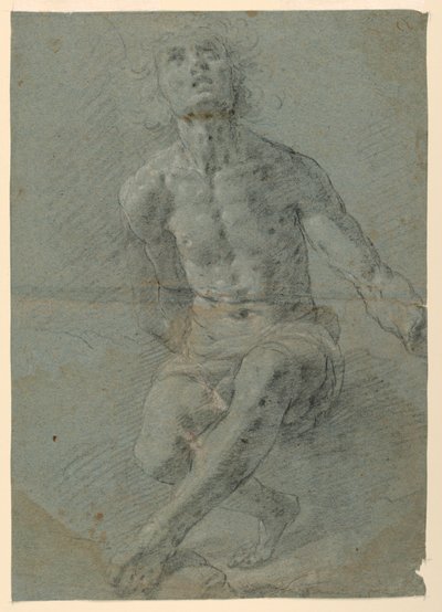 Study for a Male Nude by Gian Giacomo Barbelli