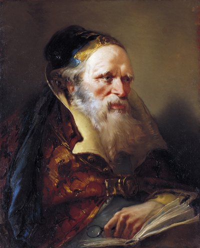 Head of Philosopher, c.1750-60 by Giovanni Domenico Tiepolo