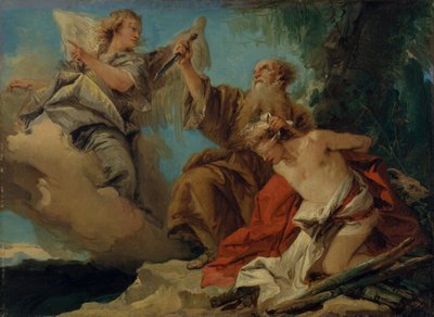The Sacrifice of Isaac by Giovanni Domenico Tiepolo