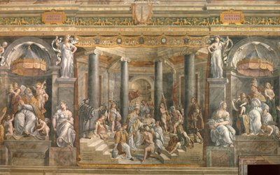 The Baptism of Constantine by Gianfrancesco Penni
