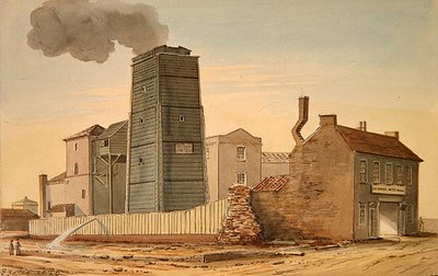 View of Clink Street Waterworks, Southwark by Gideon Yates