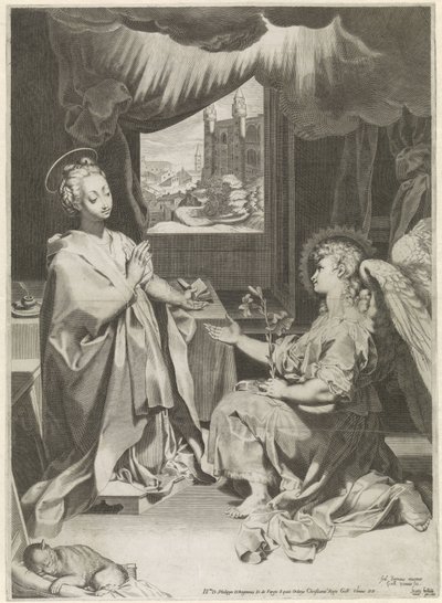 Annunciation by Gijsbert Van Veen