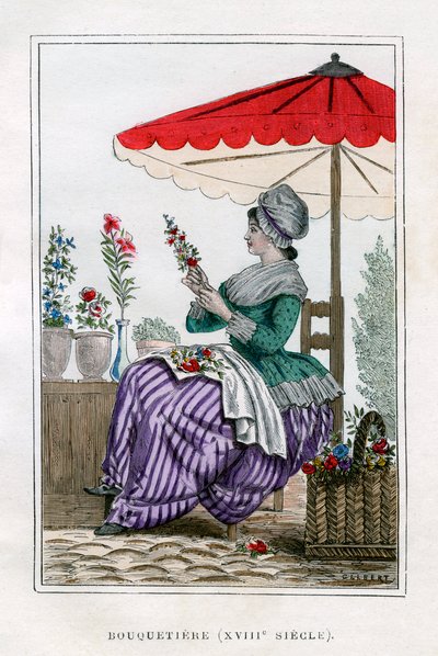 Flower Seller by Gilbert