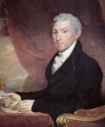 James Monroe (1758-1831) by Gilbert Stuart