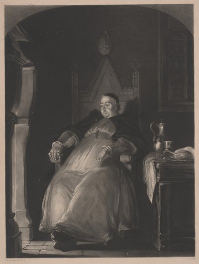 Abbott Boniface by Gilbert Stuart Newton