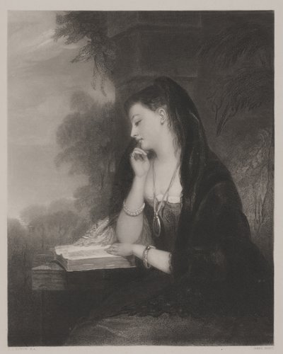 The Pensive by Gilbert Stuart Newton