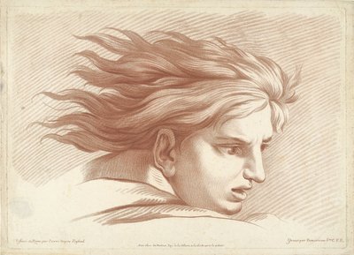 Head of a Man by Gilles Demarteau