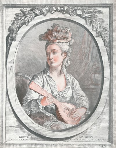 Portrait of Madame Huet by Gilles Demarteau