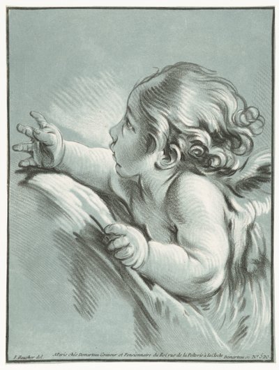 Putto by Gilles Demarteau