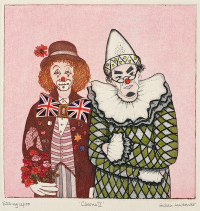 Clowns II by Gillian Lawson