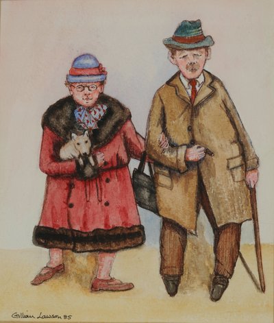 Elderly Couple by Gillian Lawson