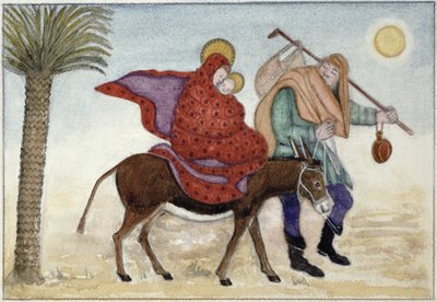 Flight Into Egypt III by Gillian Lawson