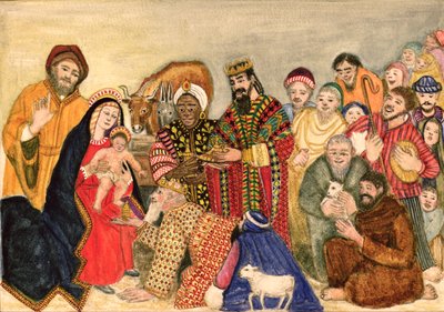 Nativity Scene by Gillian Lawson