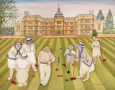 The Croquet Match by Gillian Lawson