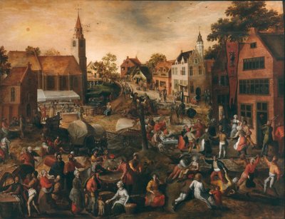 Village Festival by Gillis Mostaert
