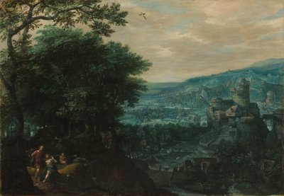 Landscape with Venus and Adonis by Gillis van Coninxloo