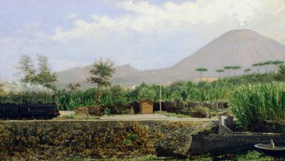 Beneath Vesuvius in the Morning by Gioacchino Toma