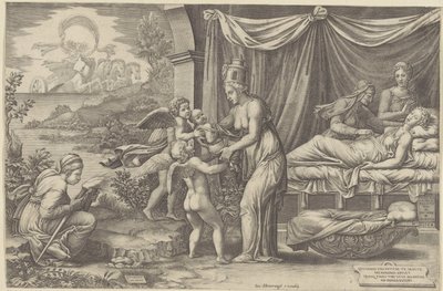 Allegory of Birth by Giorgio Ghisi