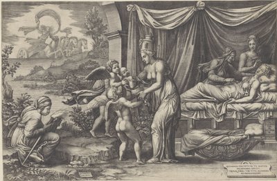 Allegory of Birth by Giorgio Ghisi