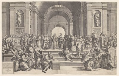The School of Athens by Giorgio Ghisi