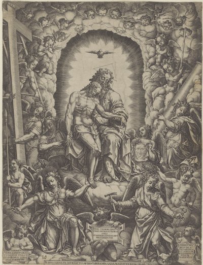 Holy Trinity by Giorgio Ghisi