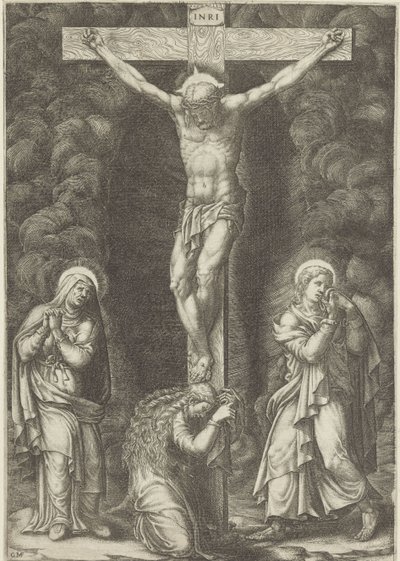 Crucifixion of Christ by Giorgio Ghisi