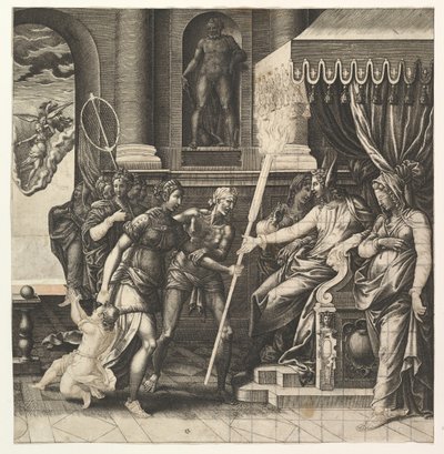 The Calumny of Apelles by Giorgio Ghisi