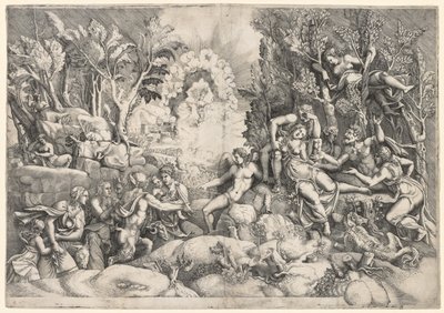 The Death of Procris, c. 1540 by Giorgio Ghisi